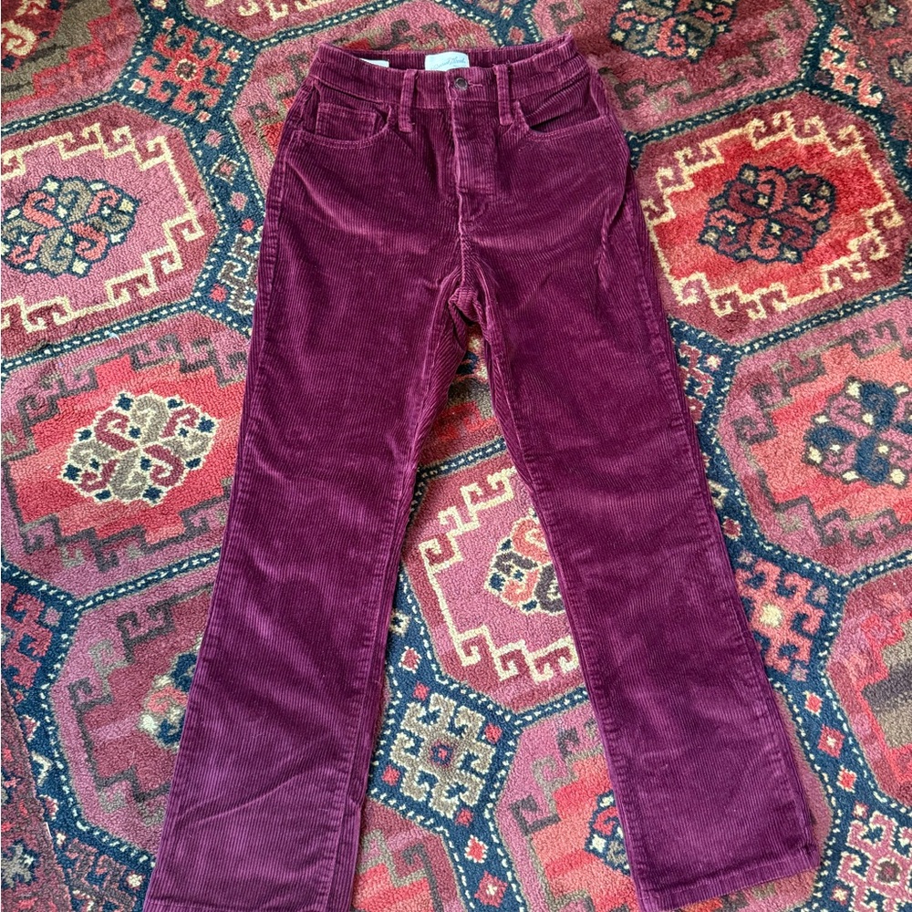 Universal Thread Burgundy Corduroy Pants
